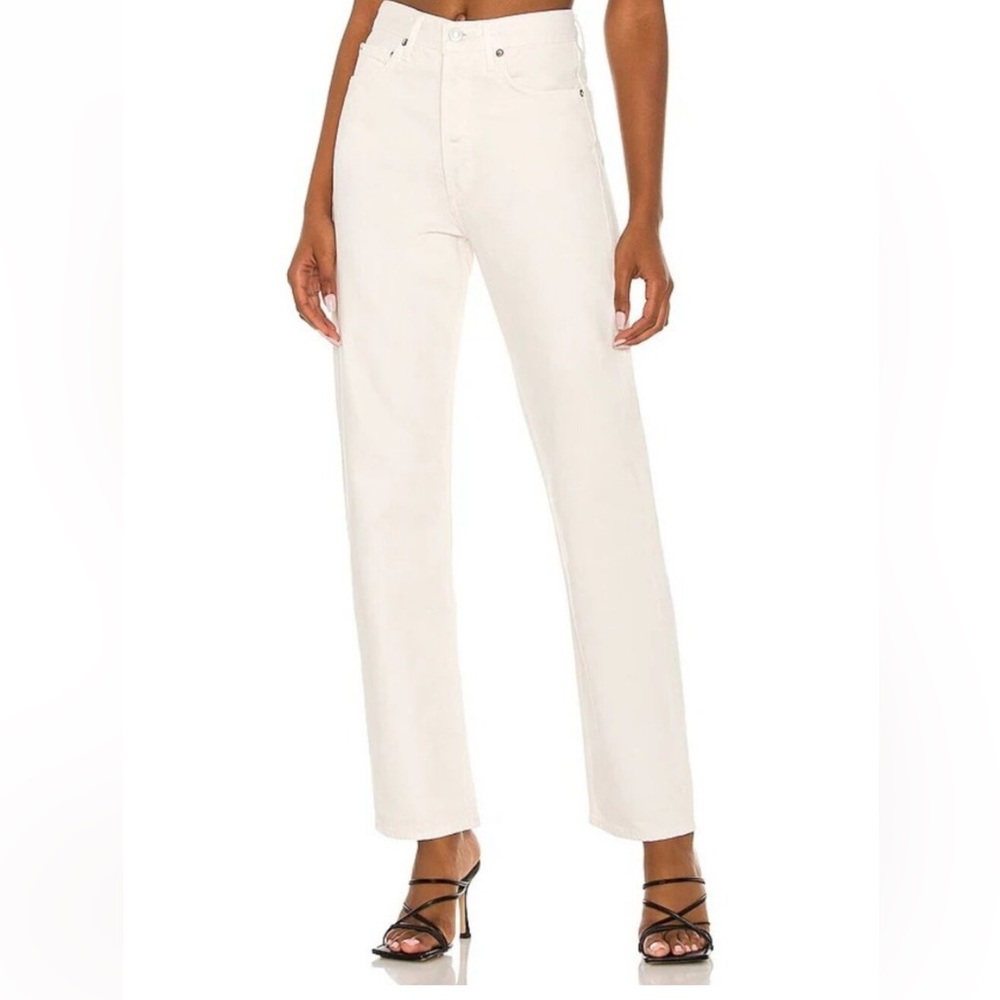 Agolde Cream 90s Pinch Waist Jean